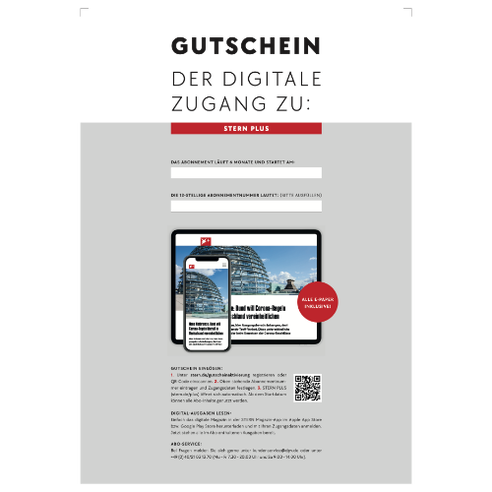 STERN PLUS Geschenkkarte