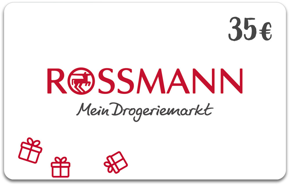 35,– € ROSSMANN-Gutschein 35,– € ROSSMANN-Gutschein