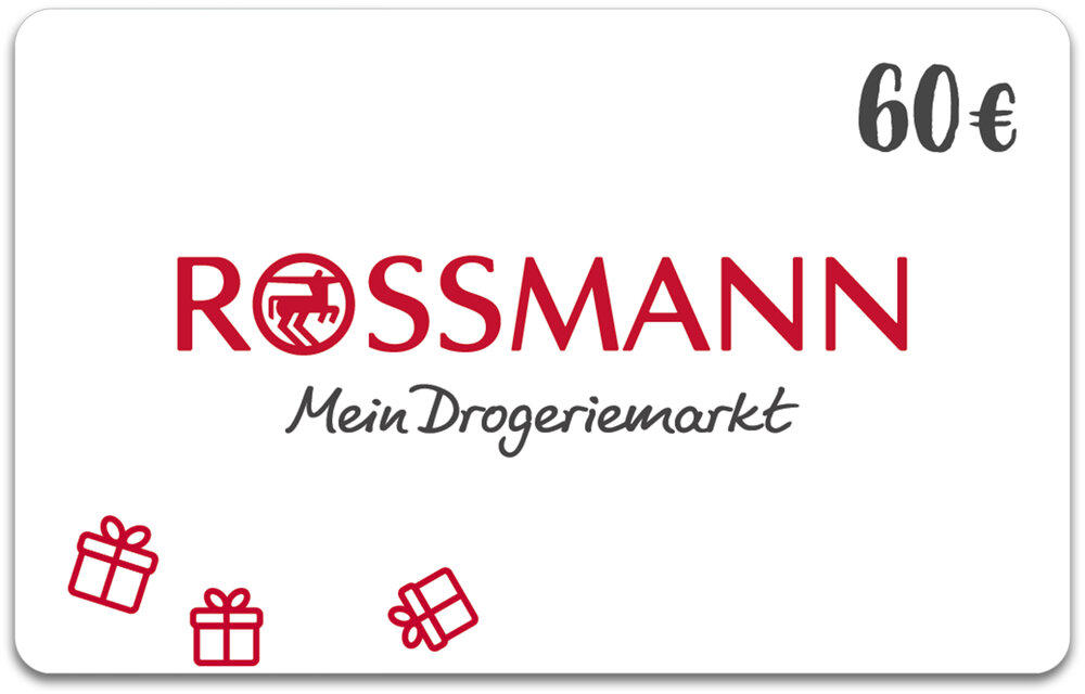 60,&ndash; &euro; ROSSMANN-Gutschein