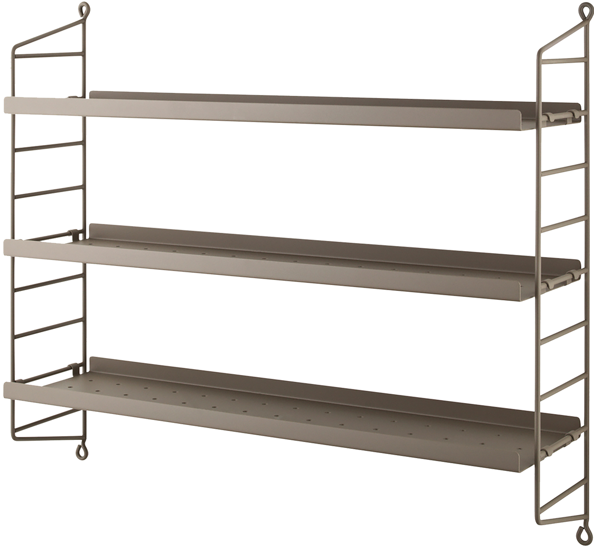 STRING FURNITURE Regal „Pocket Metall“