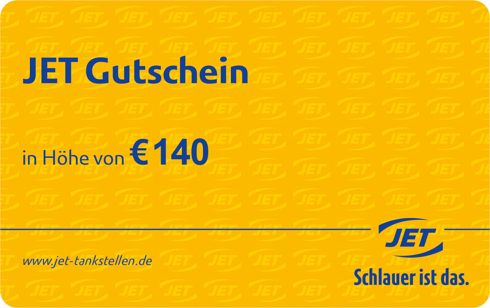 140,– € JET-Gutschein