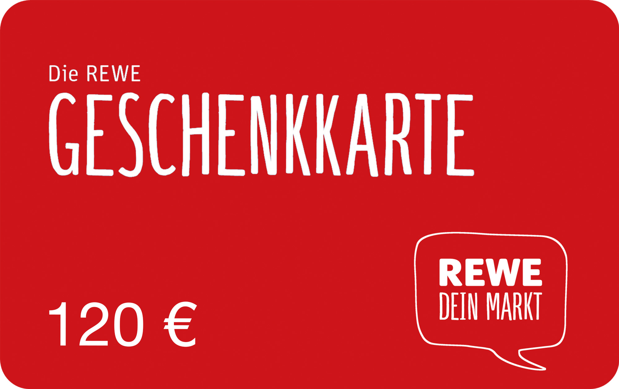 120,– € REWE-Gutschein