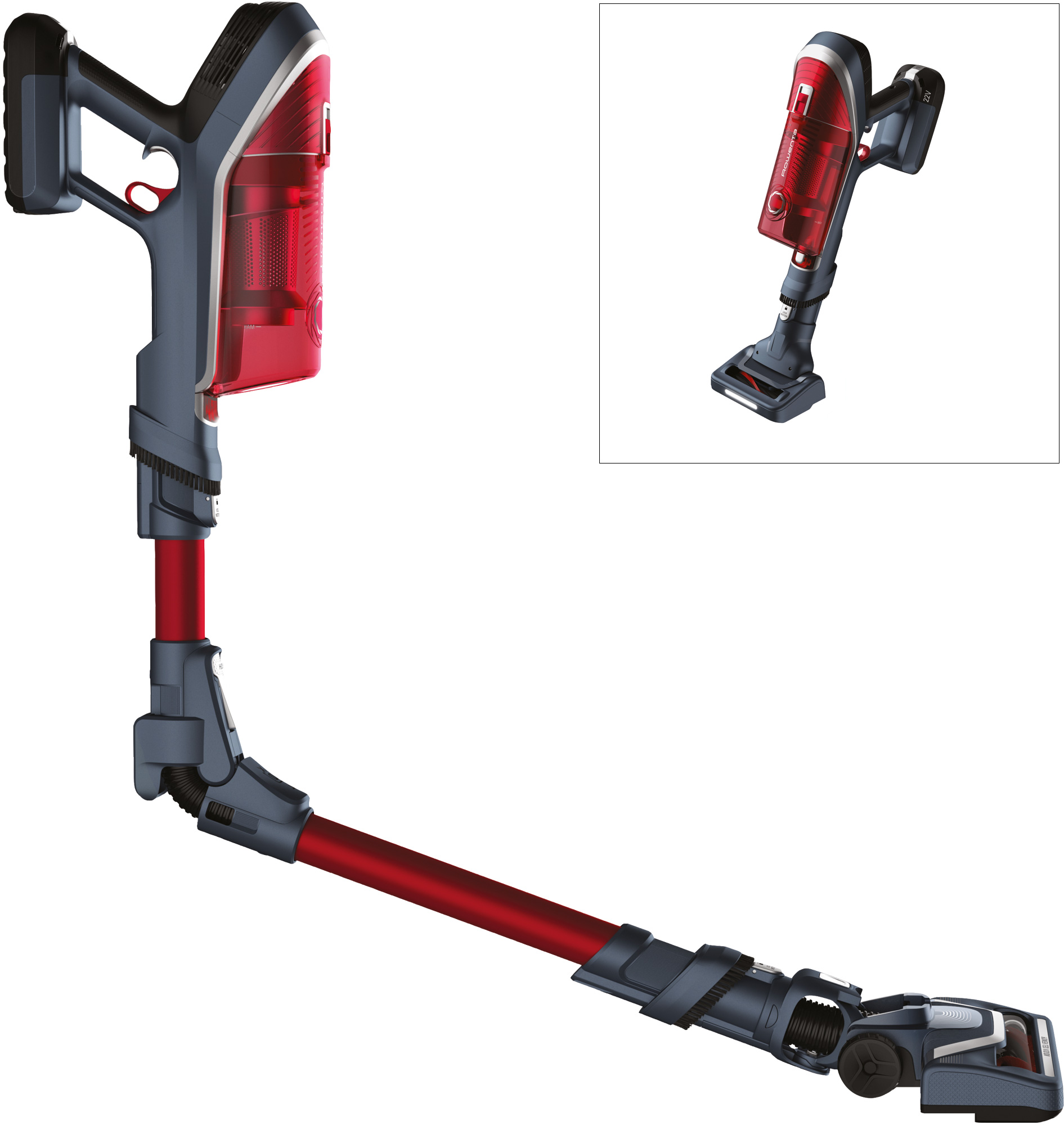 ROWENTA Akkustaubsauger „XForce Flex 8.60 Animal“