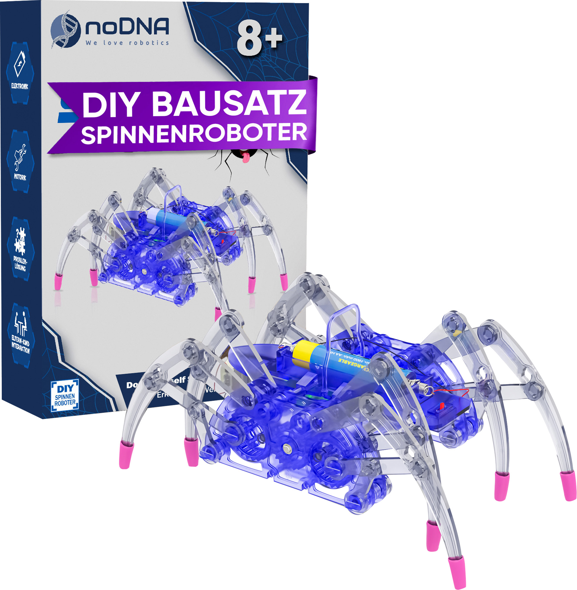 noDNA Lernbausatz „Spider Robot“ noDNA Lernbausatz „Spider Robot“